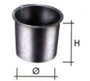 Boquilla cilíndrica fondo plano