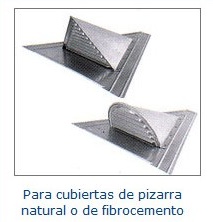 Beata para cubiertas de pizarra natural o fibrocemento