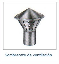 Sombrerete de ventilación